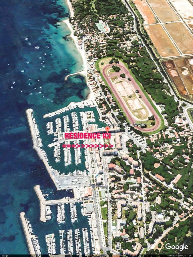 Studio Port D'Hyeres Vue Mer Et Iles De Porquerolles Et Port-Cros Екстериор снимка