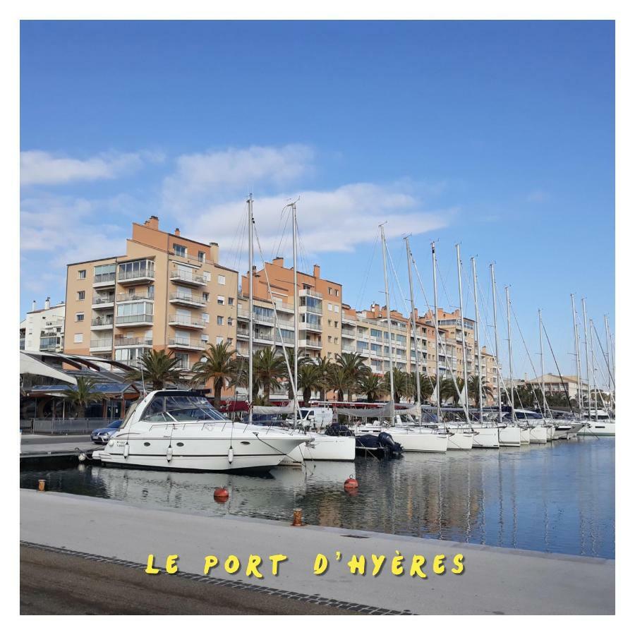 Studio Port D'Hyeres Vue Mer Et Iles De Porquerolles Et Port-Cros Екстериор снимка